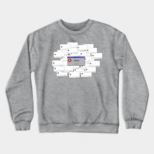 FATAL_ERROR_ Crewneck Sweatshirt